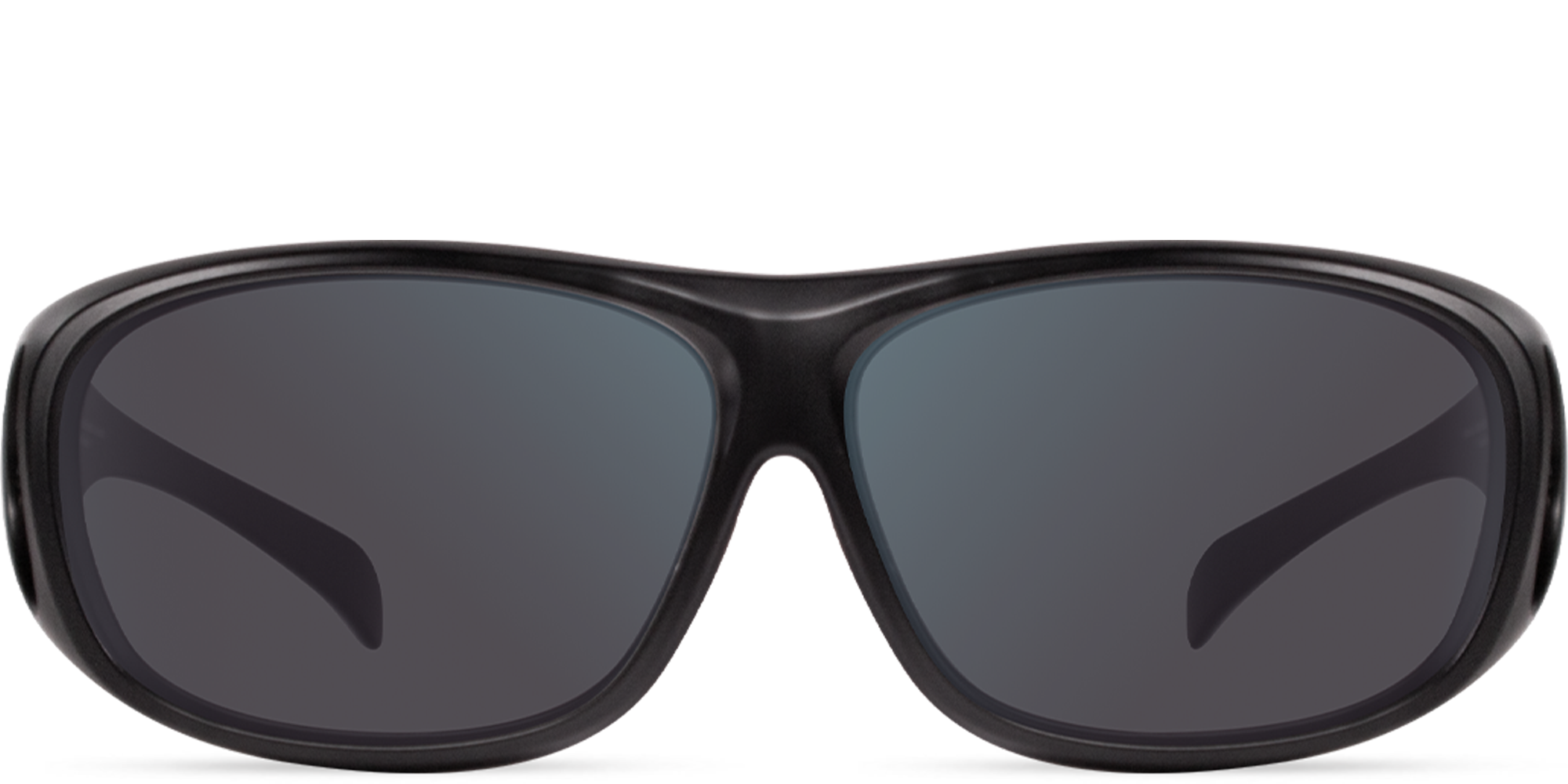 Altavista Fitover Matte Black Polarised Deutan Plano